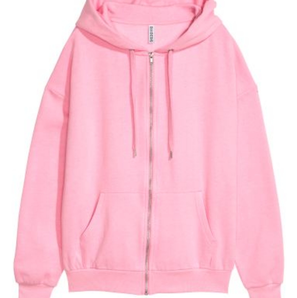 H&M Divided PINK MARL Oversized Hoodie